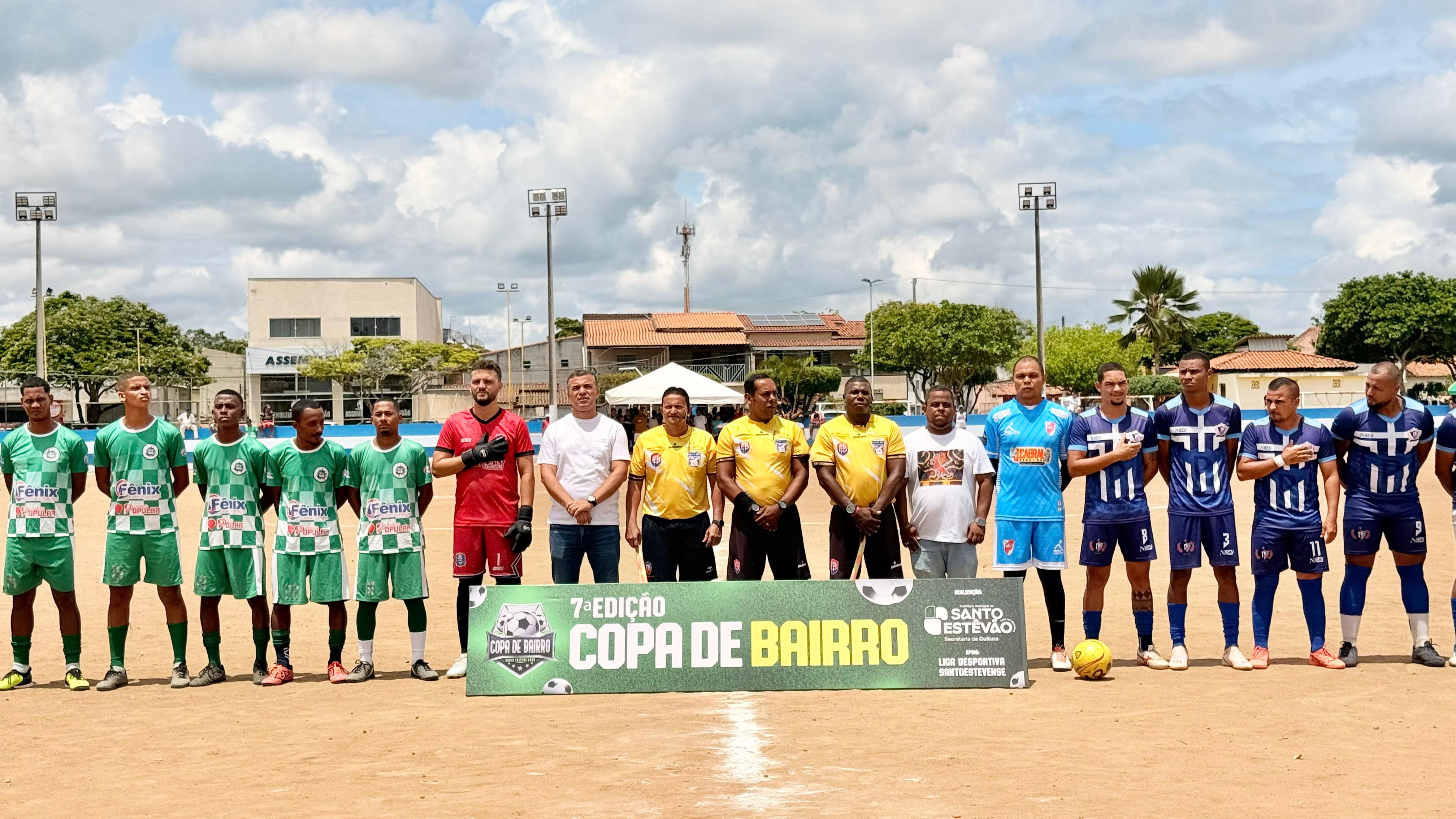 Copa de Bairro 2025 começa com grandes jogos e festa do futebol amador em Santo Estêvão