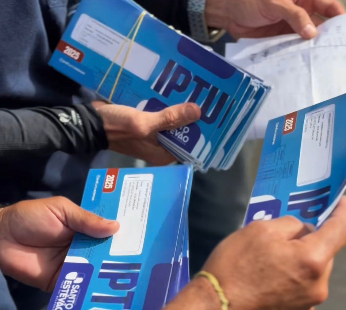 Prefeitura de Santo Estêvão prorroga prazo para pagamento com desconto do IPTU 2025